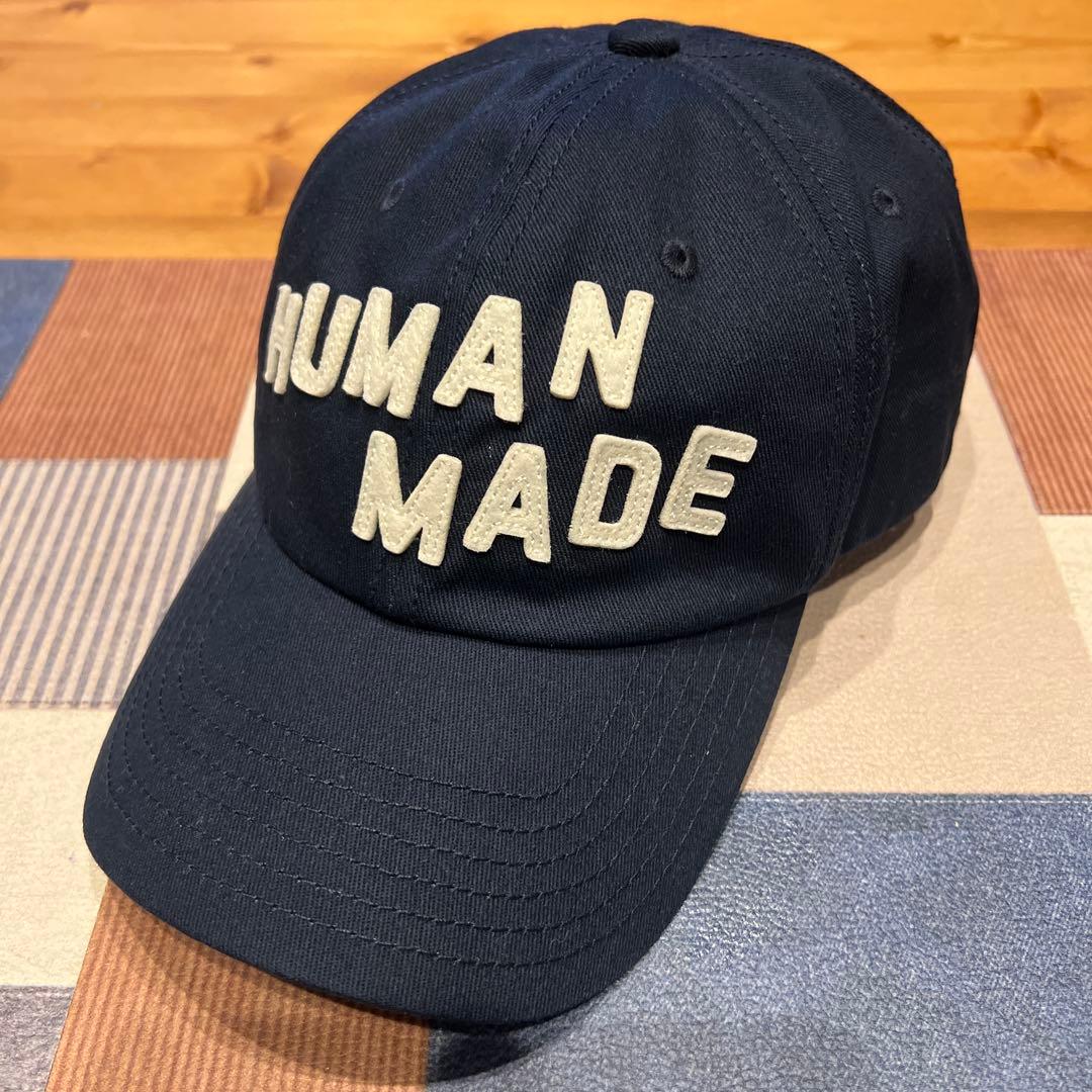 【極美品】HUMAN MADE ネイビーキャップ