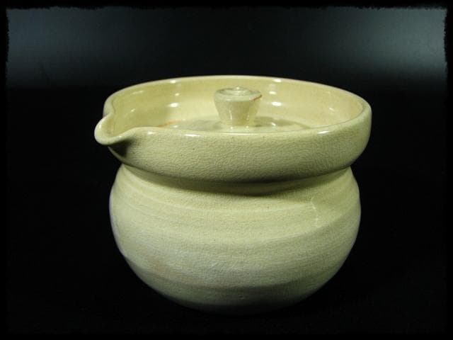 12代 田原 陶兵衛 萩 宝瓶 茶碗２客 茶器 湯呑 茶道具 煎茶  c258