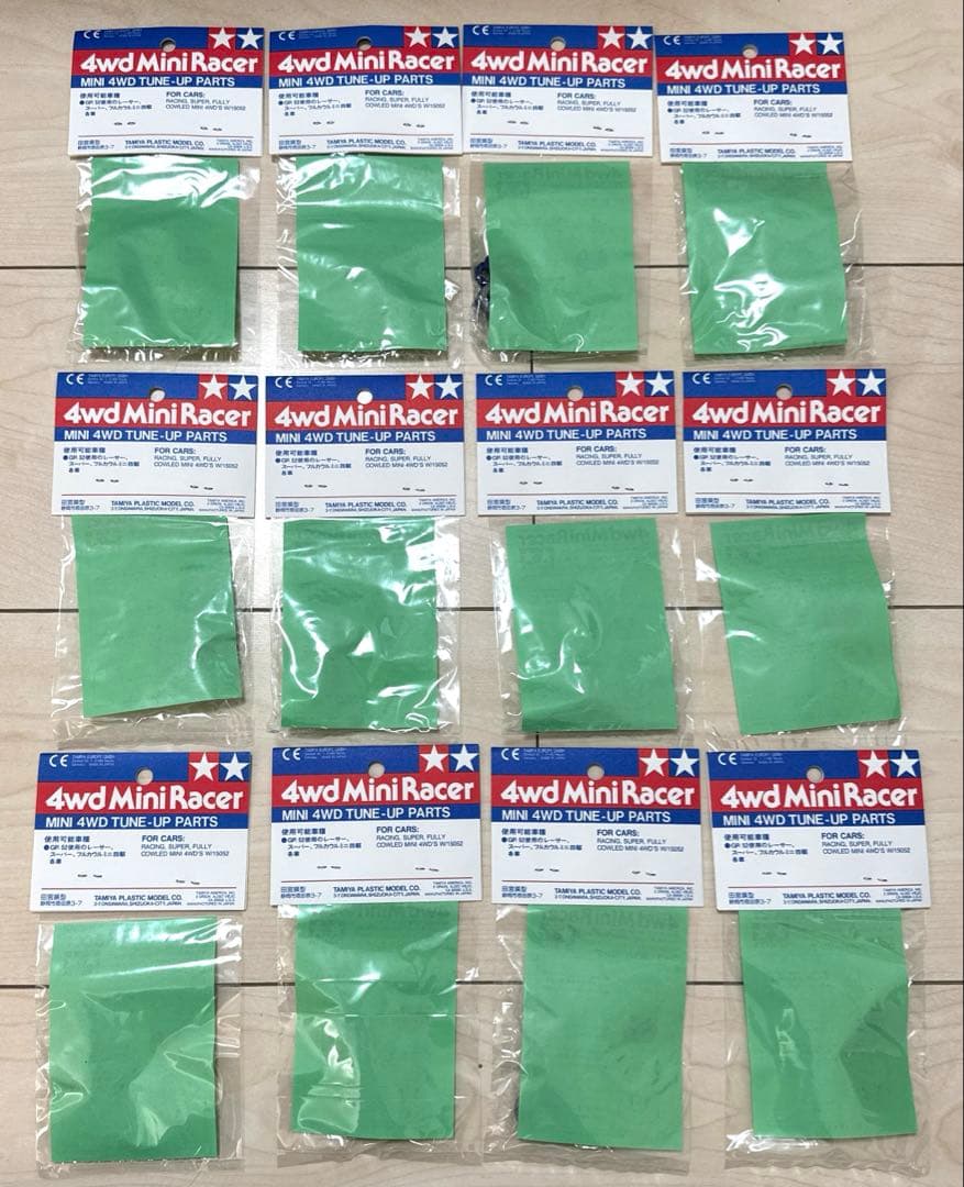 ミニ四駆　おまけ付き当時物ローラー用ラバーリングセット