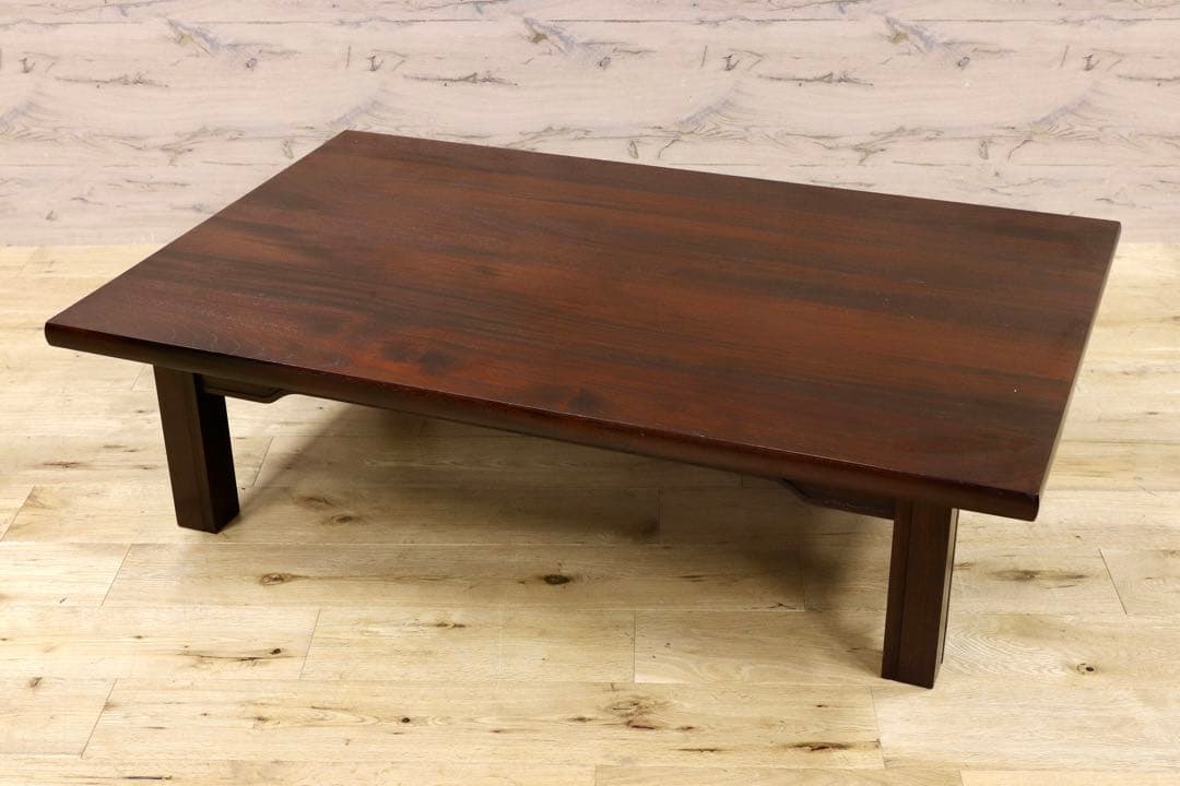 GMHH107○九州民芸家具 欅無垢材 センターテーブル リビングテーブル 座