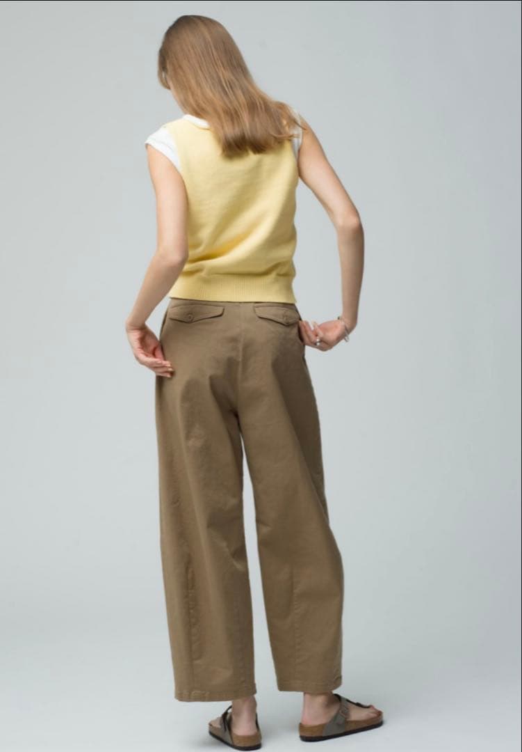 Ron Herman ロンハーマン RHC ワイドチノパンツ ベージュ S