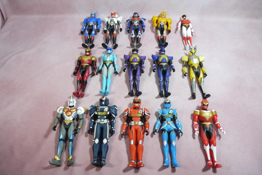 超星神グランセイザー　セイザーX ジャスティライザー　ソフビ　15体セット