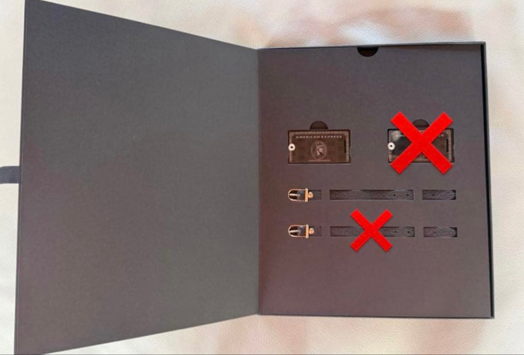 【非売品】アメリカンエキスプレス ブラックカードラゲージタグ1枚 ノベルティ