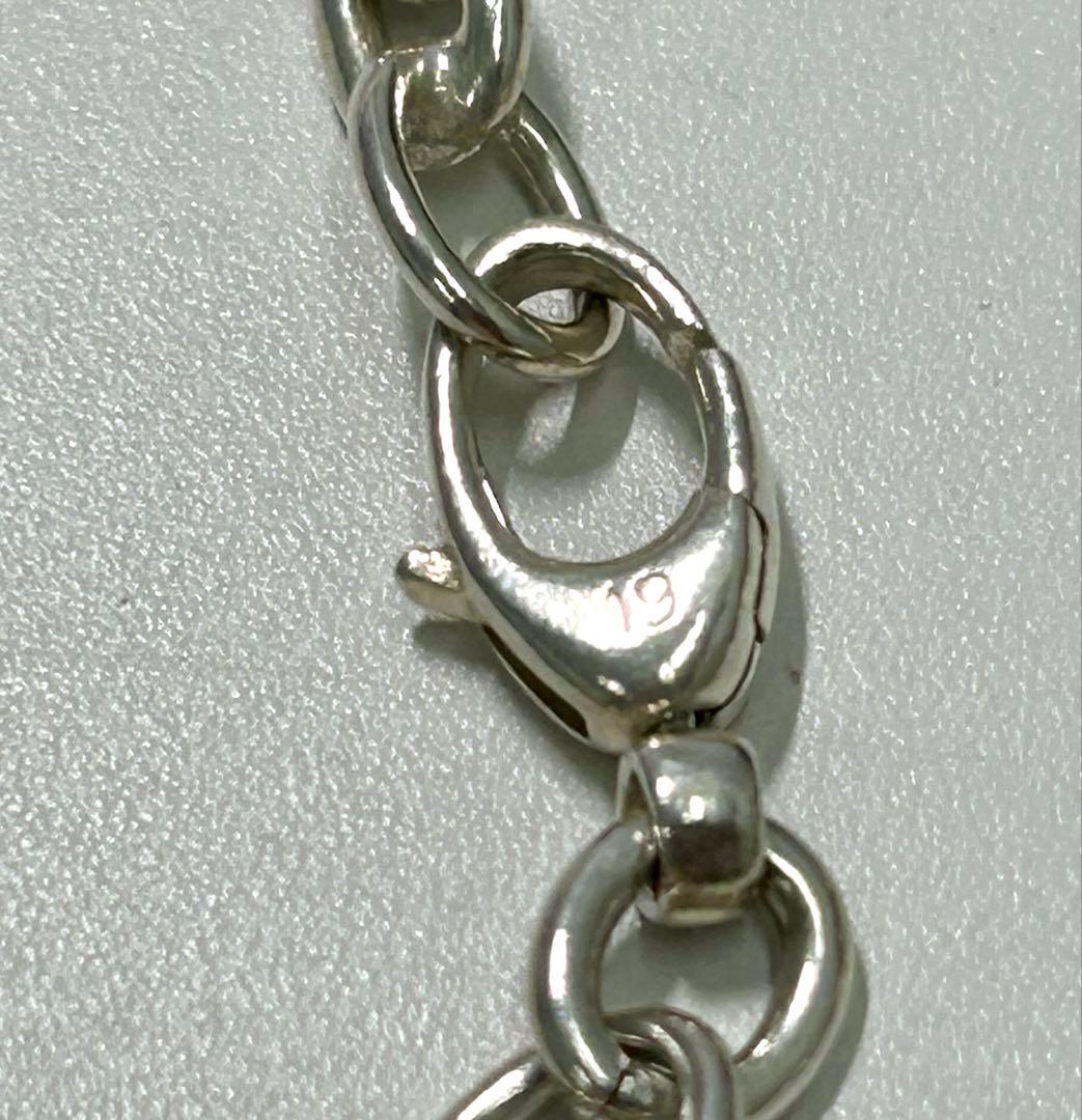 GUCCI シルバー ロゴチャーム ブレスレット SV925 スターリング