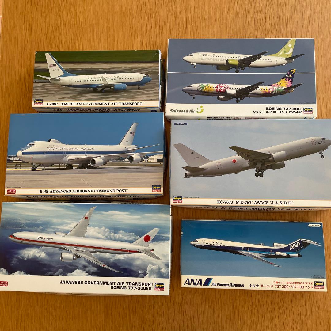 ボーイング777-300ER KC-767 他プラモデルセット6点