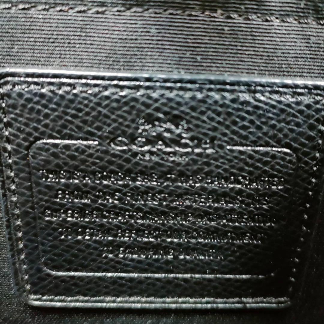 55 COACH コーチ　シグネチャー　2WAY ハンドバッグ　ショルダーバッグ