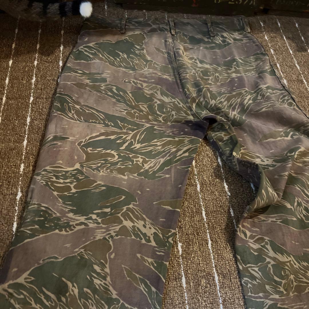 60S 鬼フェード　実物　タイガーストライプ　タイガーカモ　ベトナム戦