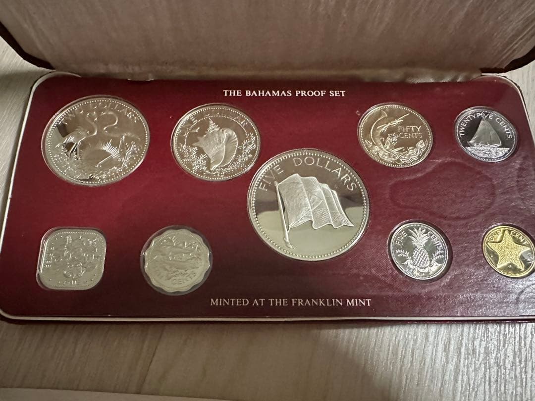 1976年バハマフランクリンミントプルーフ