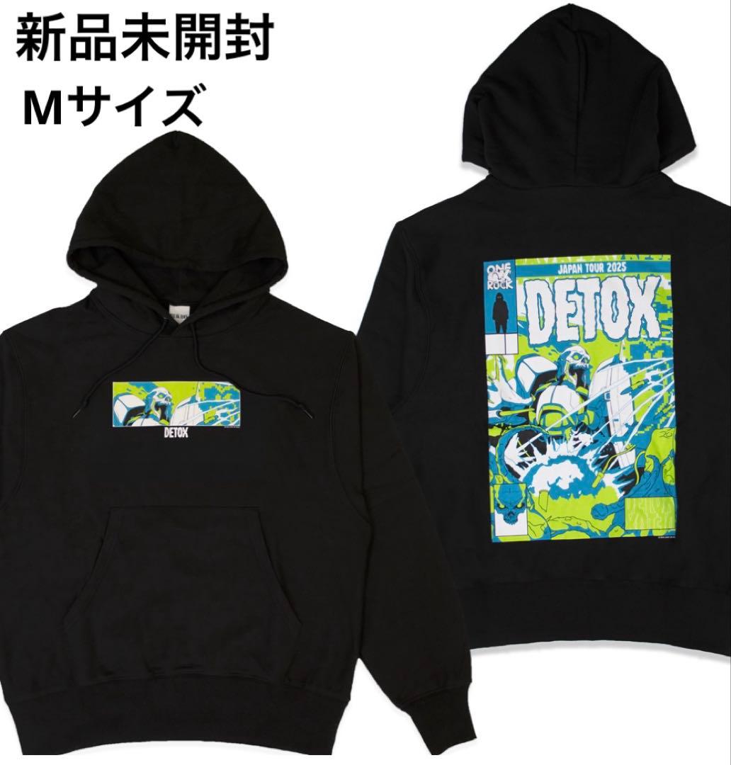 ONE OK ROCK 新品未開封 DETOX プルオーバー(ブラック/M)