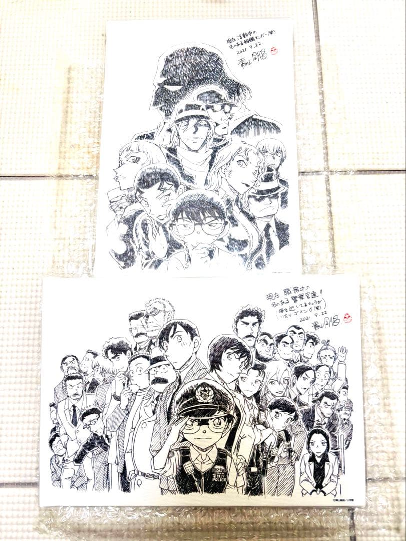 名探偵コナン 100巻記念 トリプルアートボード 2点セット