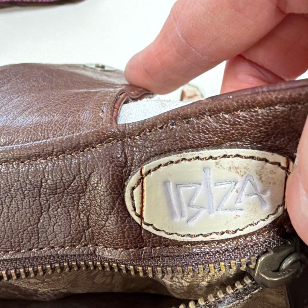 IBIZA　ブラウン　ワニ革　ショルダーバッグ　美品！