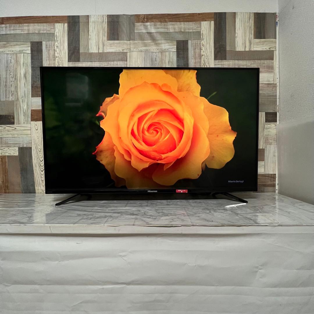 即日受渡❣️全国送料込ハイセンス50型液晶テレビ Wチューナー新品リモコン付