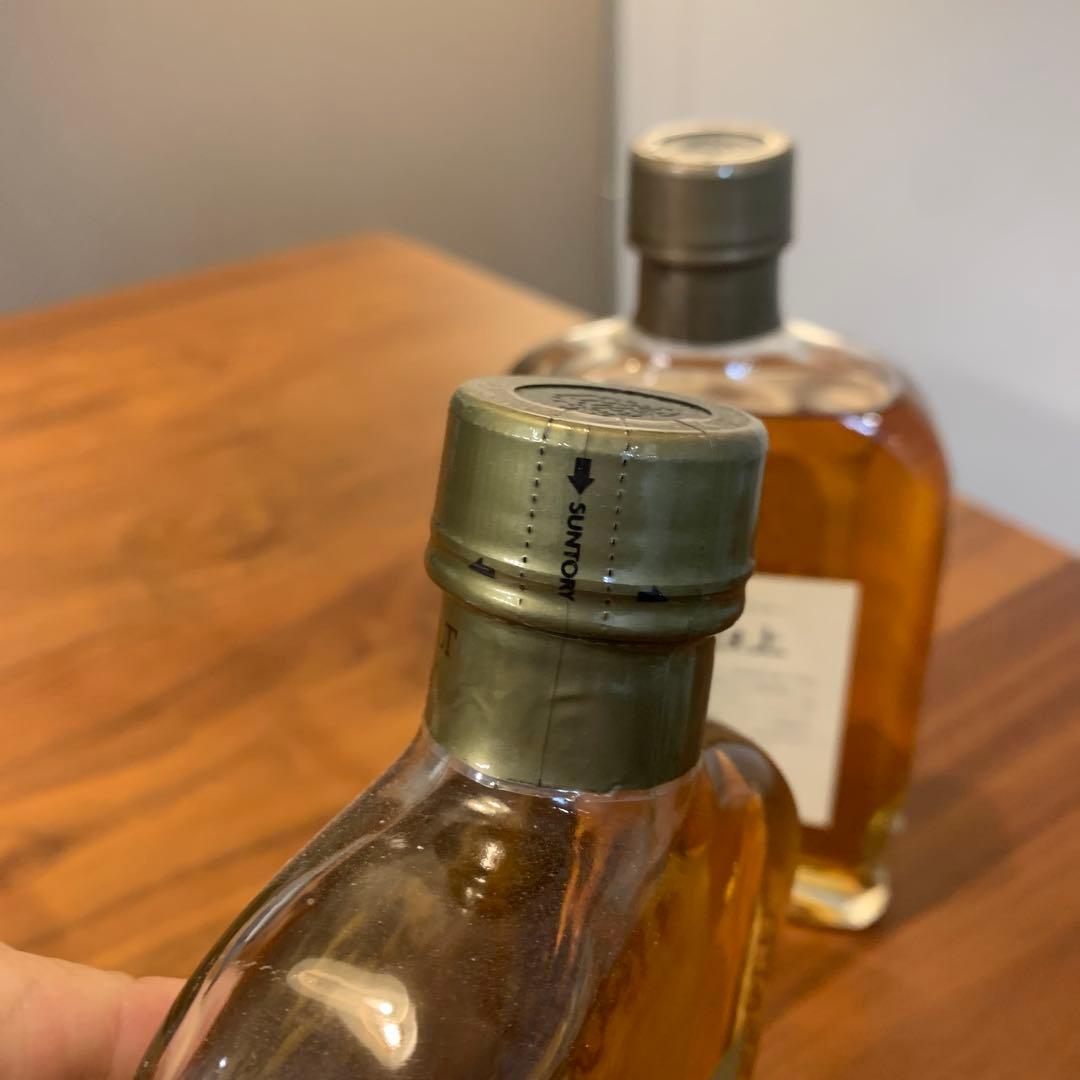 サントリーウイスキー　木桶仕込、古樽仕込　300ml、２点セット　未開封