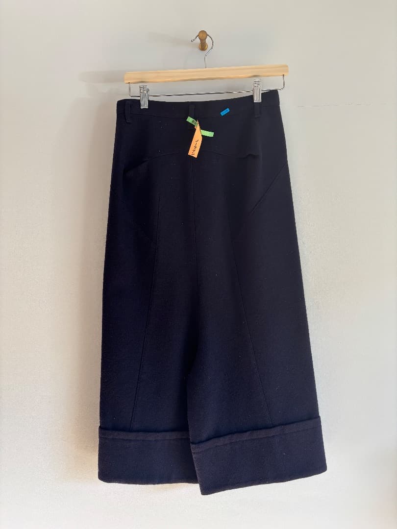 TRICOT トリコ コムデ ギャルソン ウール サルエル ペンギンパンツ 紺