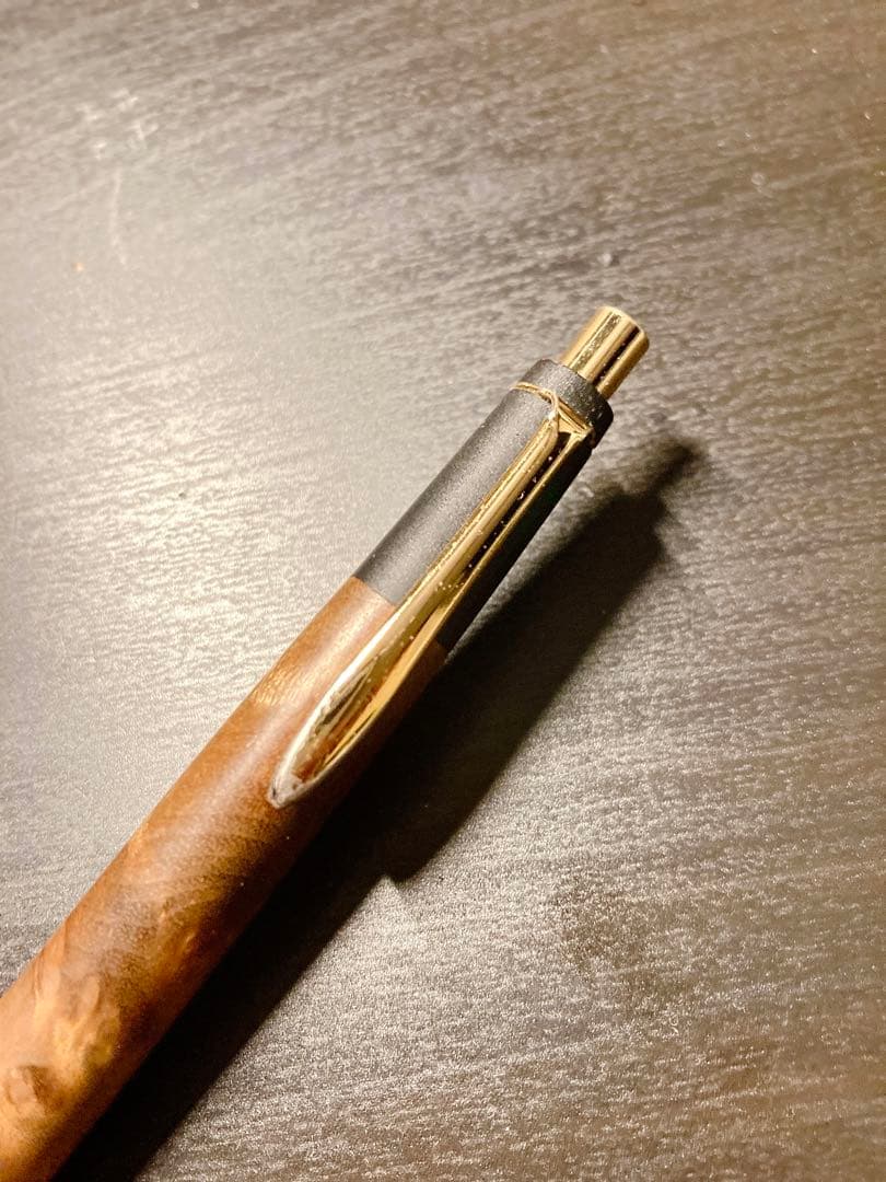 もち野原工芸　シャープペンシル　マーブルウッド旧型