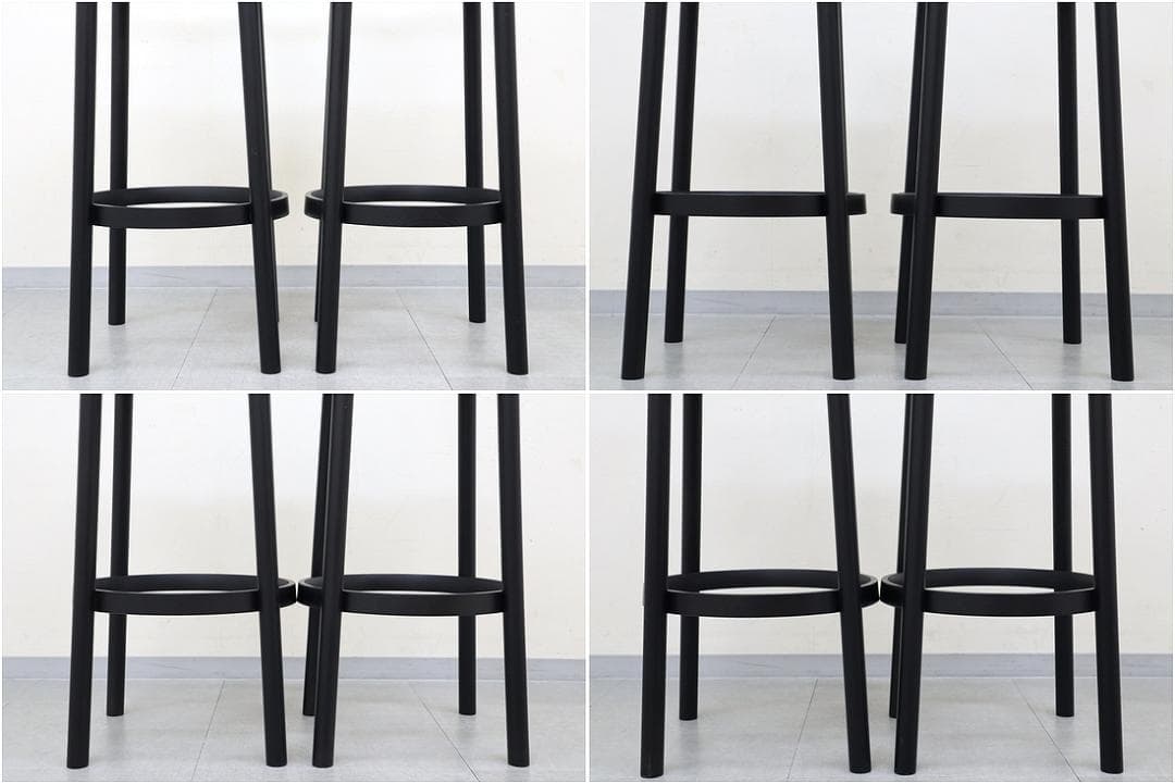 KNS カリモク ニュースタンダード キャストール バー スツール バックレスト