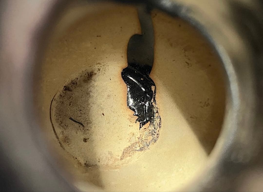 中国美術　黒釉　天鶏壺　てんけいこ　水差し　古玩