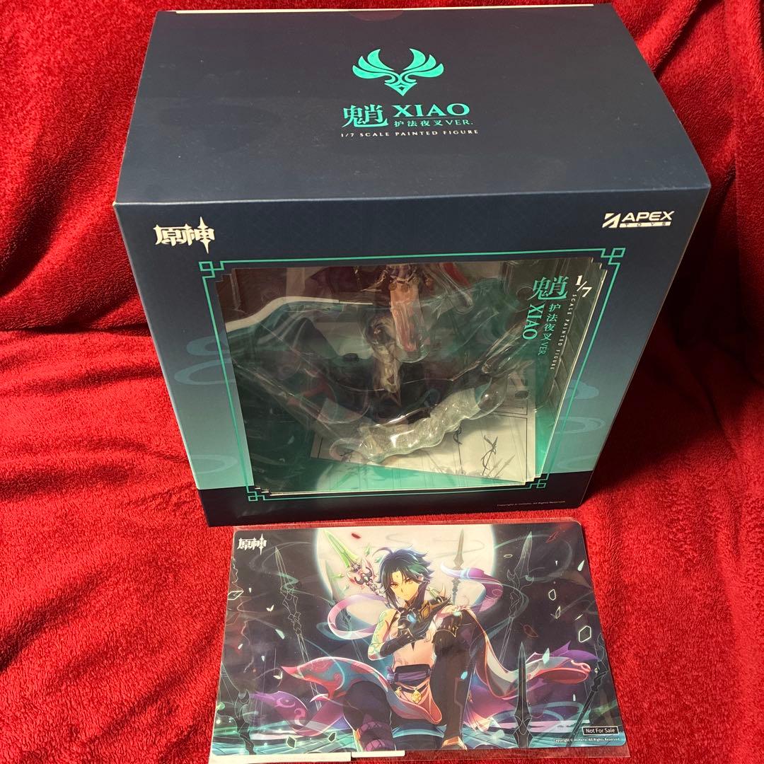 原神 魈 ショウ 護法夜叉Ver. フィギュア 特典クリアポスター付き