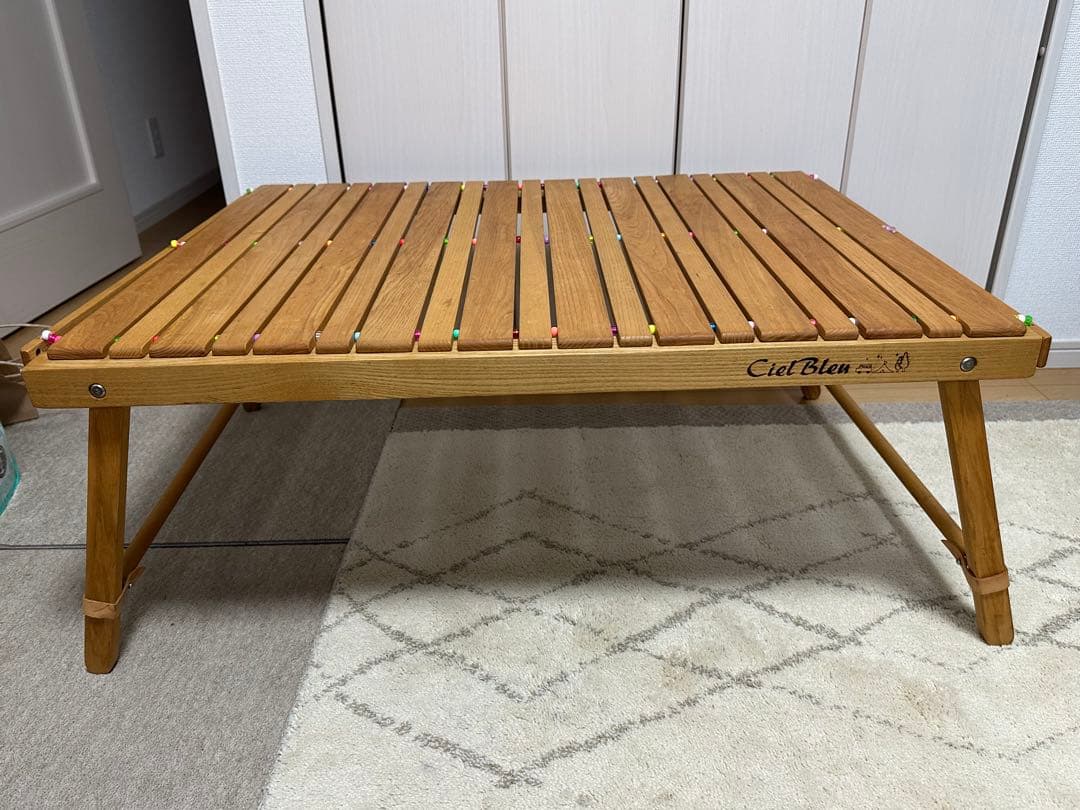 CielBleuシエルブルーロールトップテーブルRolltopTableL-P