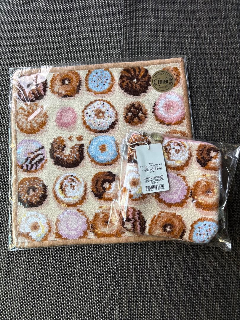 フェイラー　モグモグドーナツ　ハンカチ　ポーチ