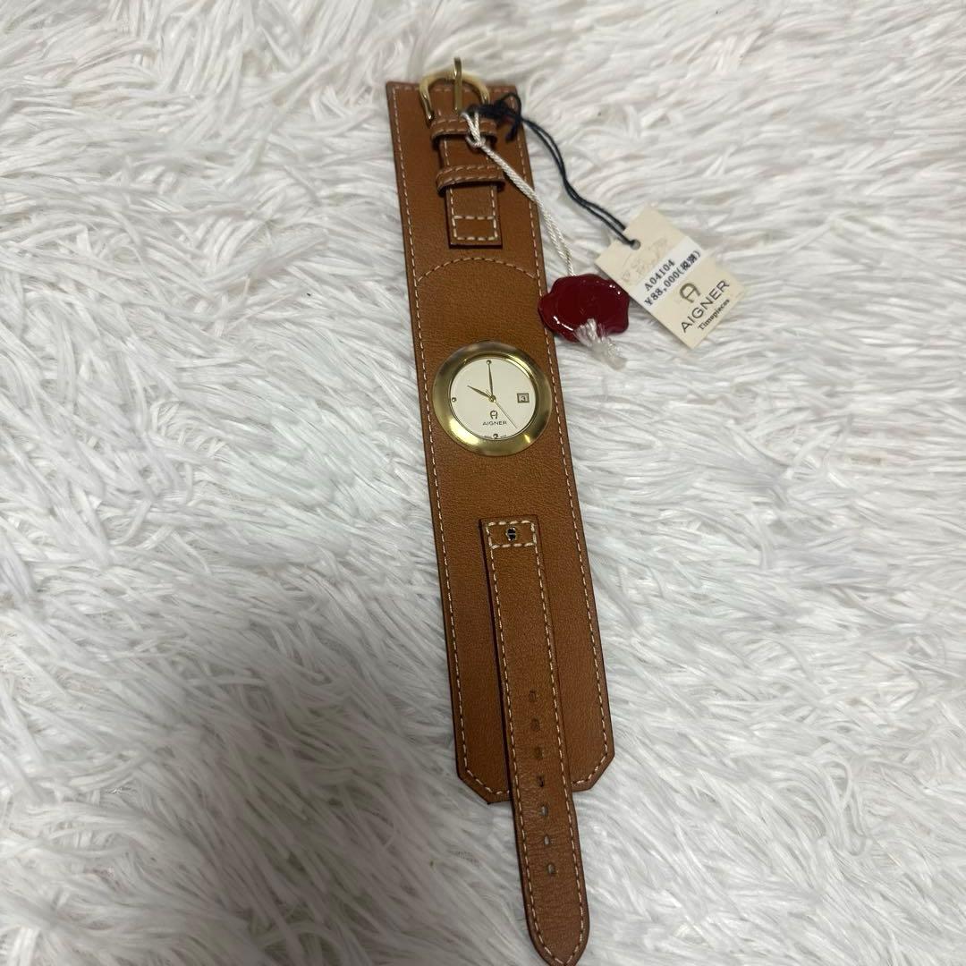新品未使用✨アイグナー　AIGNER レザーベルト　ウォッチ　腕時計　時計