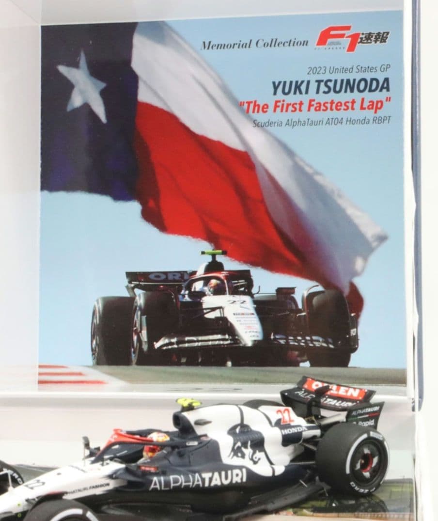 【希少】1/43 アルファタウリ AT04 角田 アメリカGP F1速報別注品