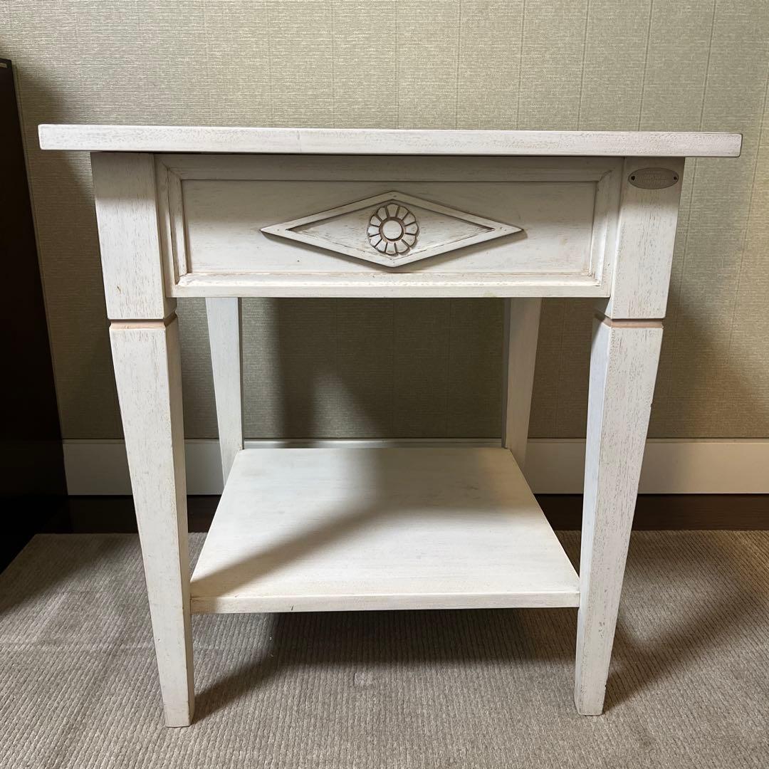 COMPAGNIE DU SUD ホワイトサイドテーブル