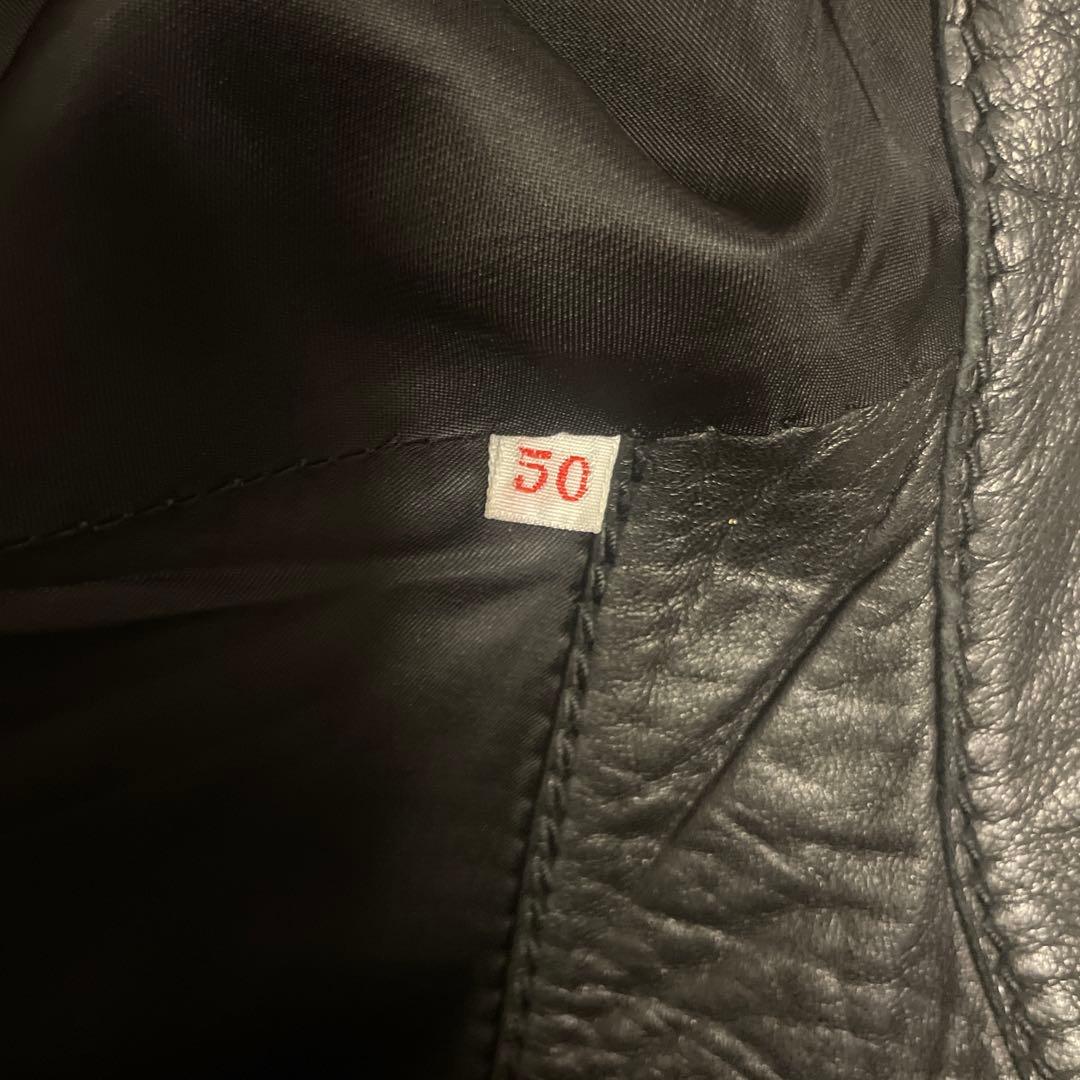 OLD LOEWE calfskin leather jacket ロエベ