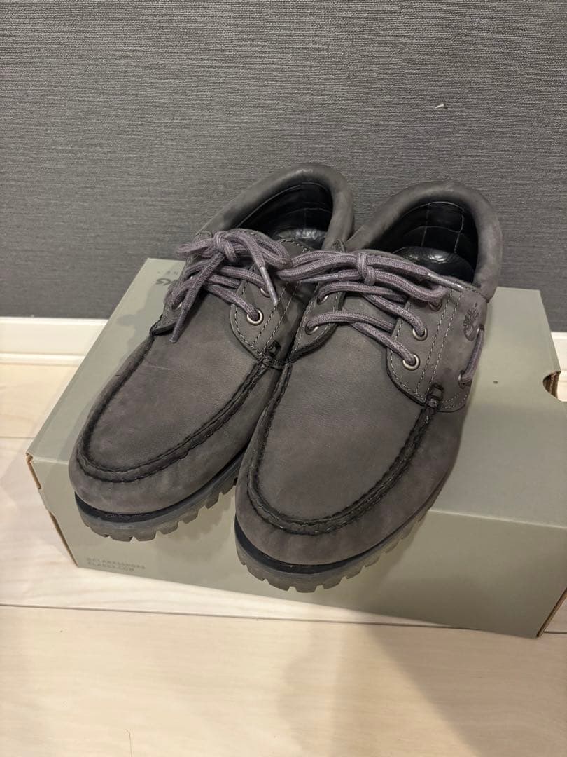 【美品】Timberland スリーアイ　グレー　26.0cm