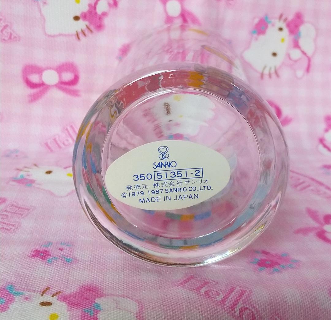 チアリーチャム　グラス　コップ　サンリオ　1987年　昭和レトロ
