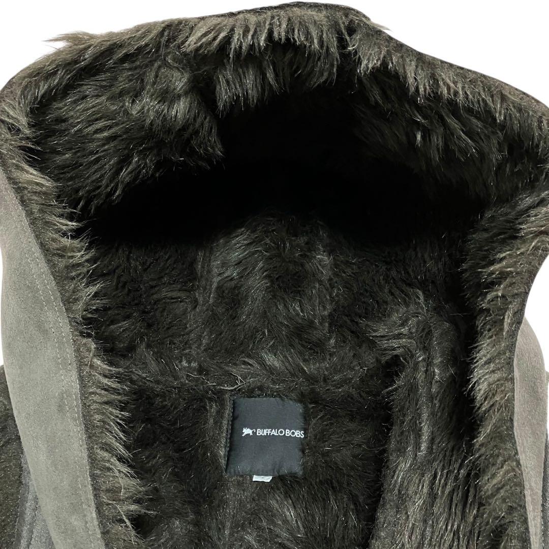 BUFFALO BOBS フェイクムートンコート　ロングコート コート S