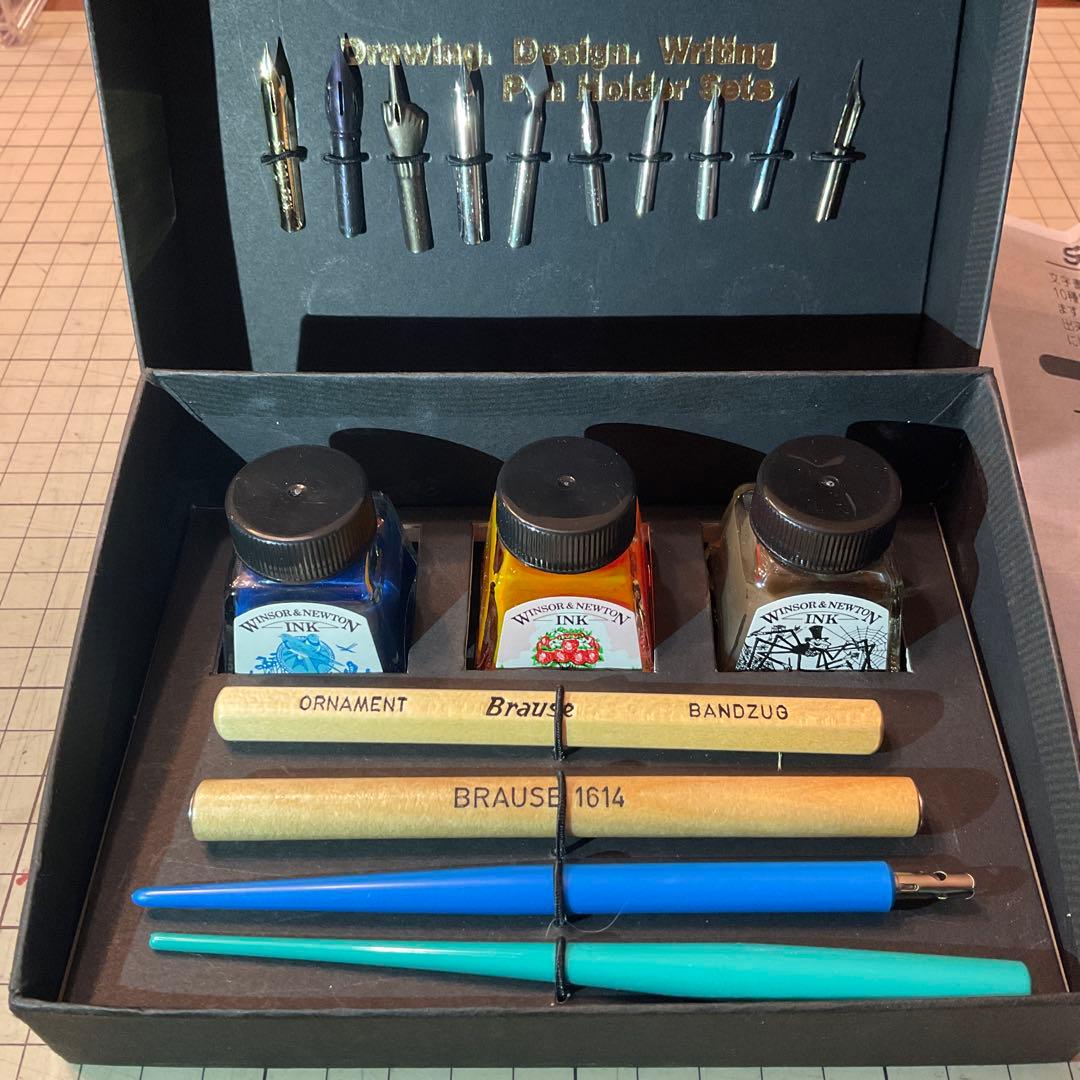 未使用　Brause ブラウゼ 万年筆　ペン　ペン先・ペン軸・インク セット