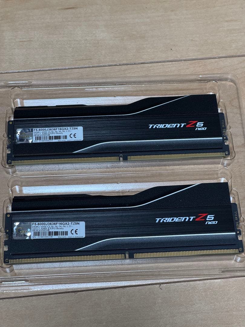 メモリー G.Skill Trident Z5 Neo DDR5 6000 32GB