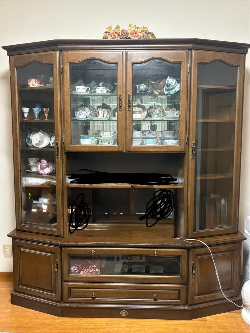 【最終値下げ】カリモク　食器棚　本棚