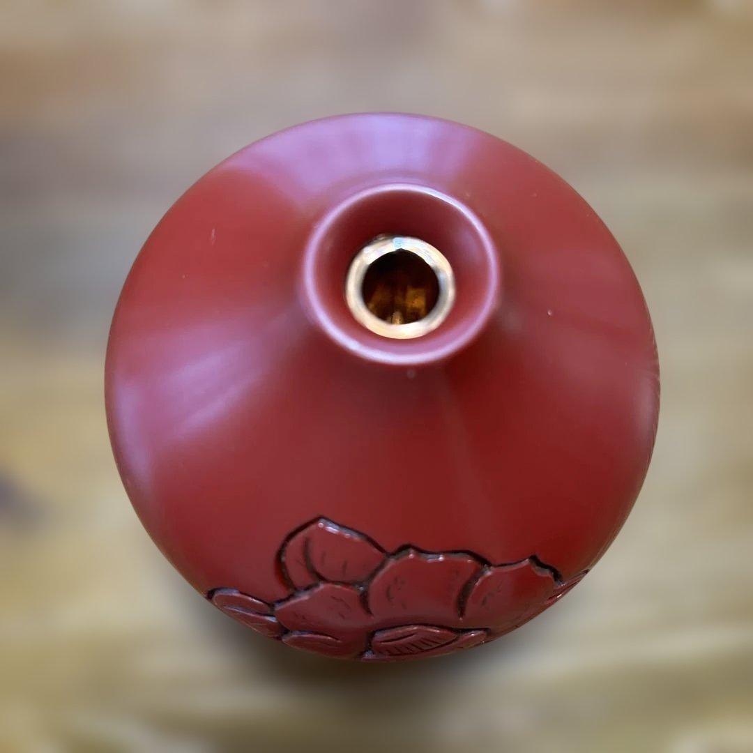 村上堆朱　ペン立て