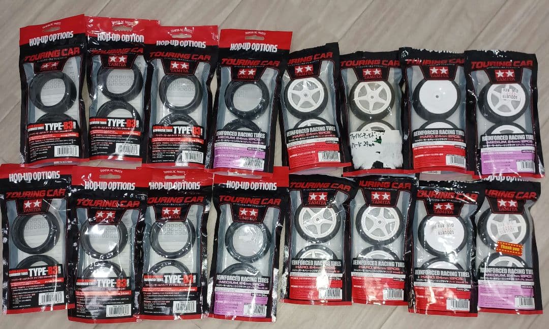 タミヤ　ファイバーモールド　タイプB3　新品3台　ミディアム新品1台　中古4台