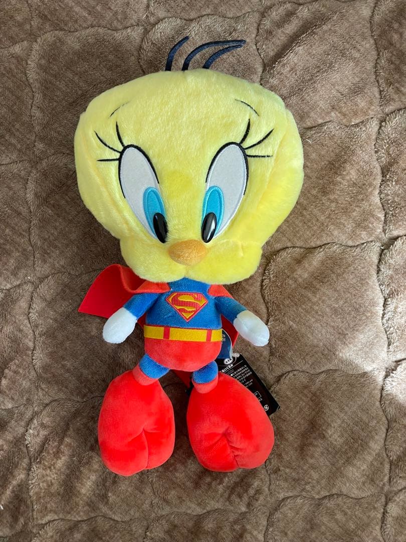 トゥイティー　WB100周年記念ぬいぐるみ　激レアスーパーマン