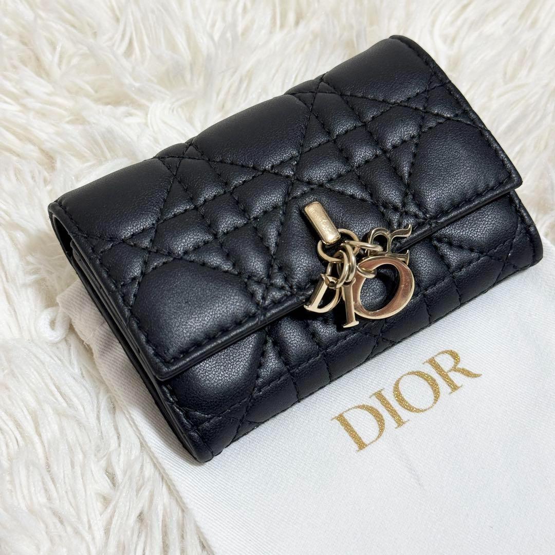 【美品】マイディオール Glycine コンパクトウォレット 二つ折り財布