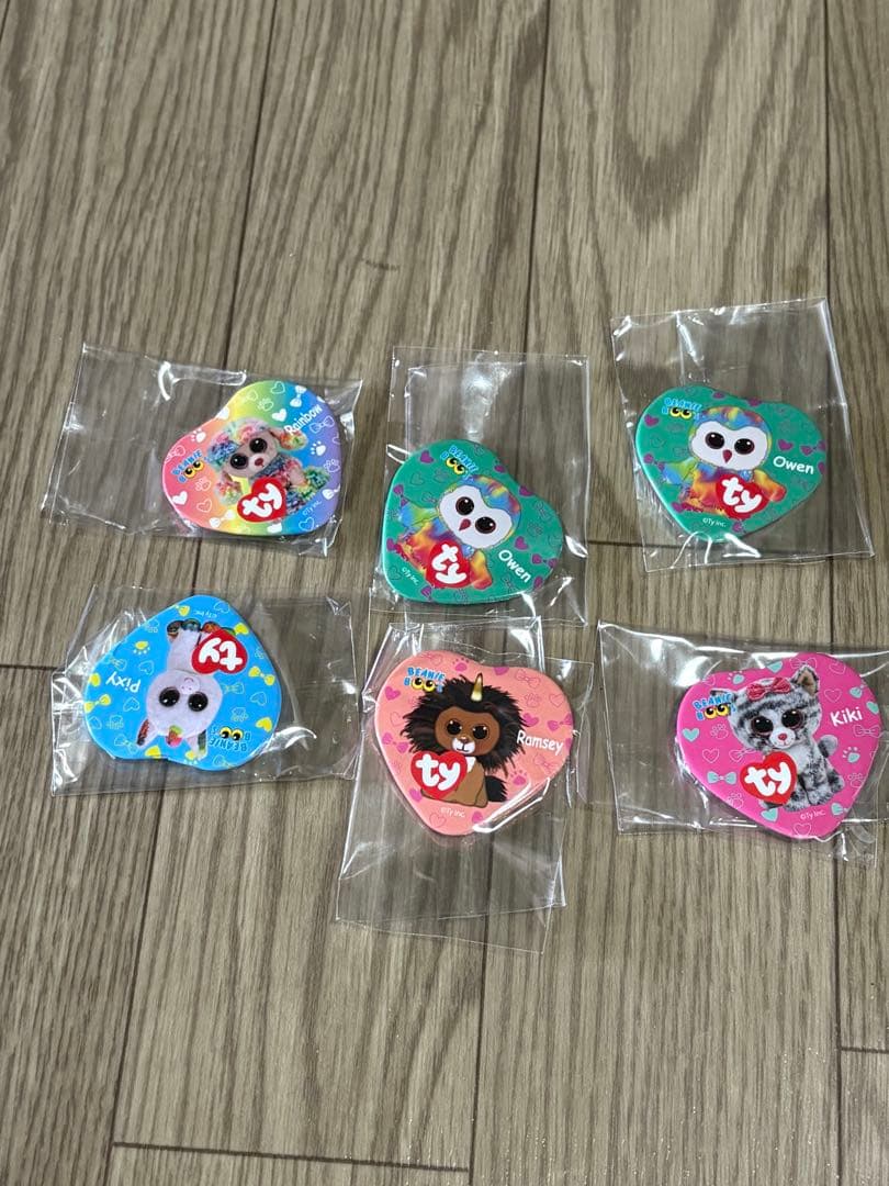 Ty ぬいぐるみセット まとめ売り 缶バッジ ショップバッグ ポーチ フィギュア