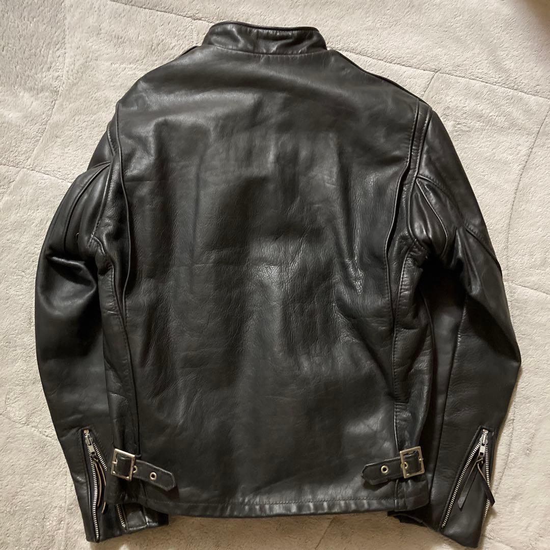Schott 米国製641 ライナー付 ライダースジャケット ブラック 40