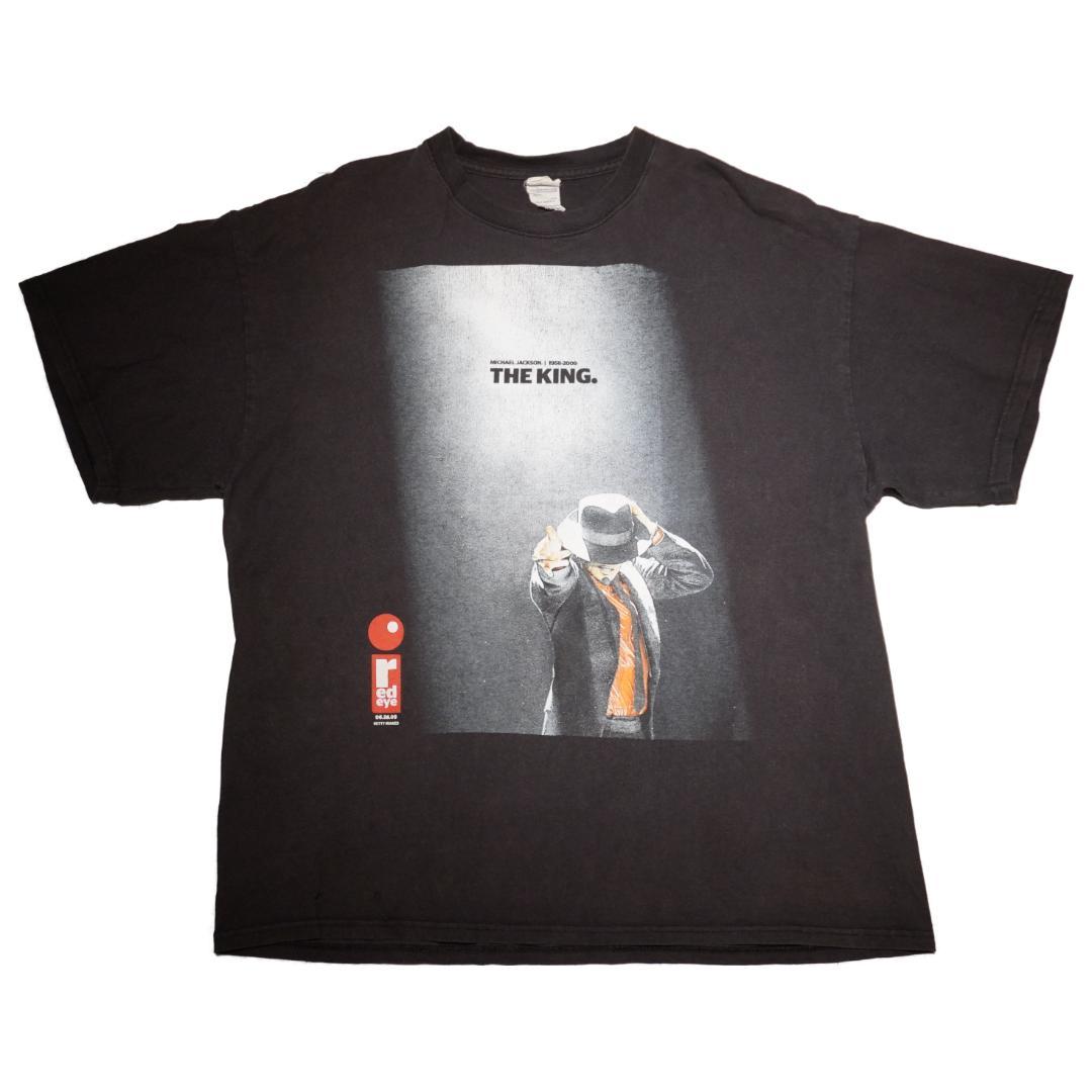 マイケルジャクソンThe King 追悼ヴィンテージTシャツ キングオブポップ