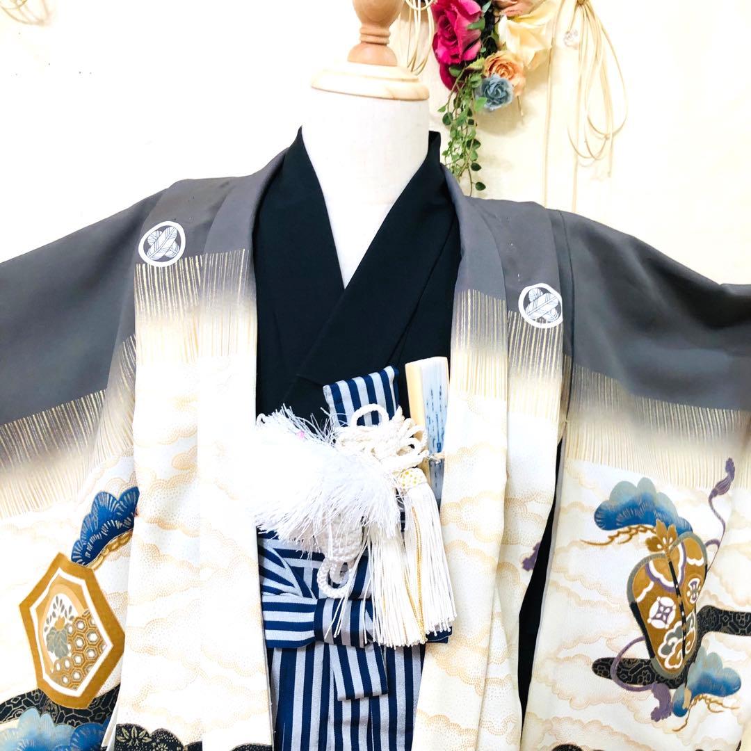 七五三五歳‼️完全️フルセット‼️一番人気兜凛々しい‼️お家からは揃えるなし