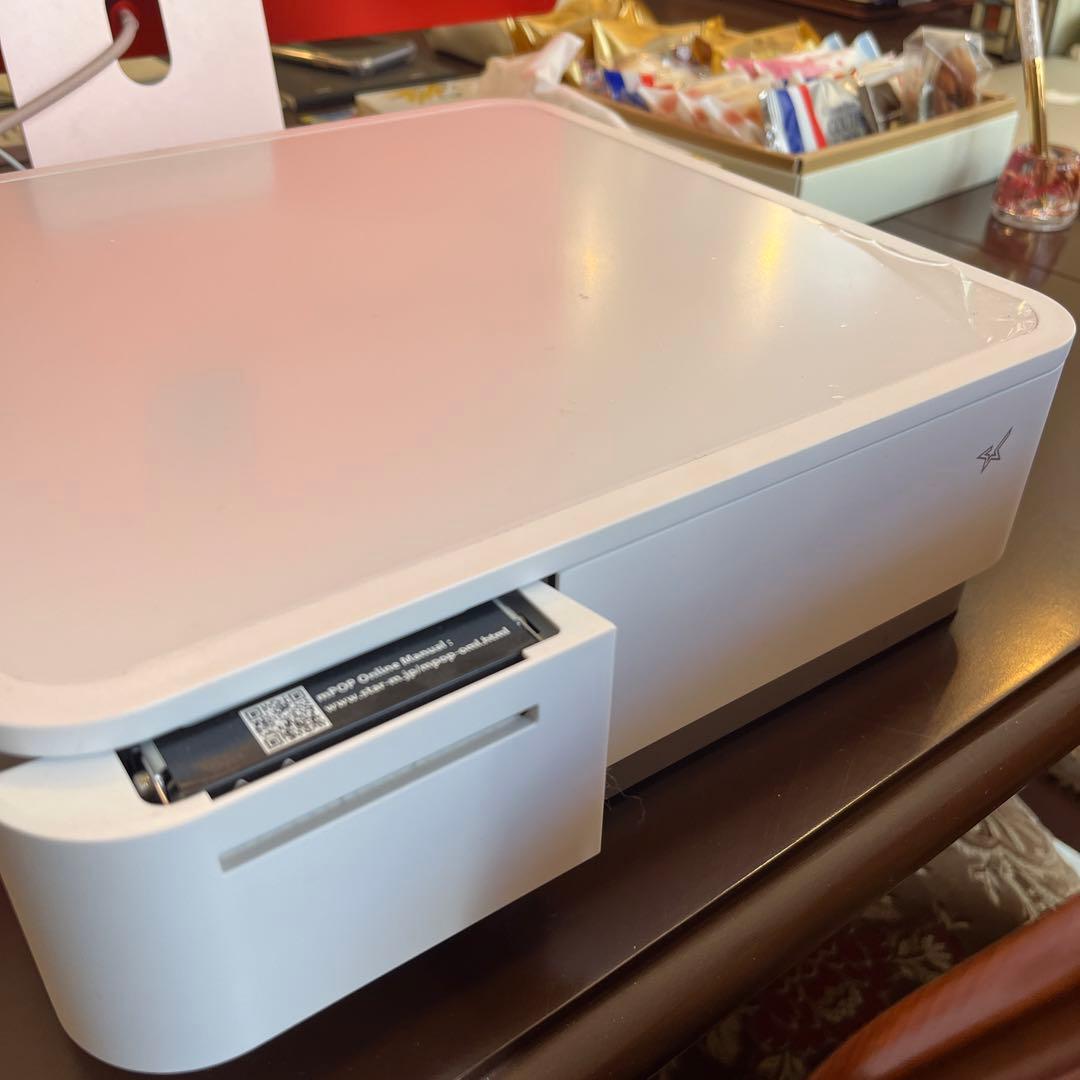 【あきあき】サーマルプリンター付きドロアー　⭐︎ロール紙30個付