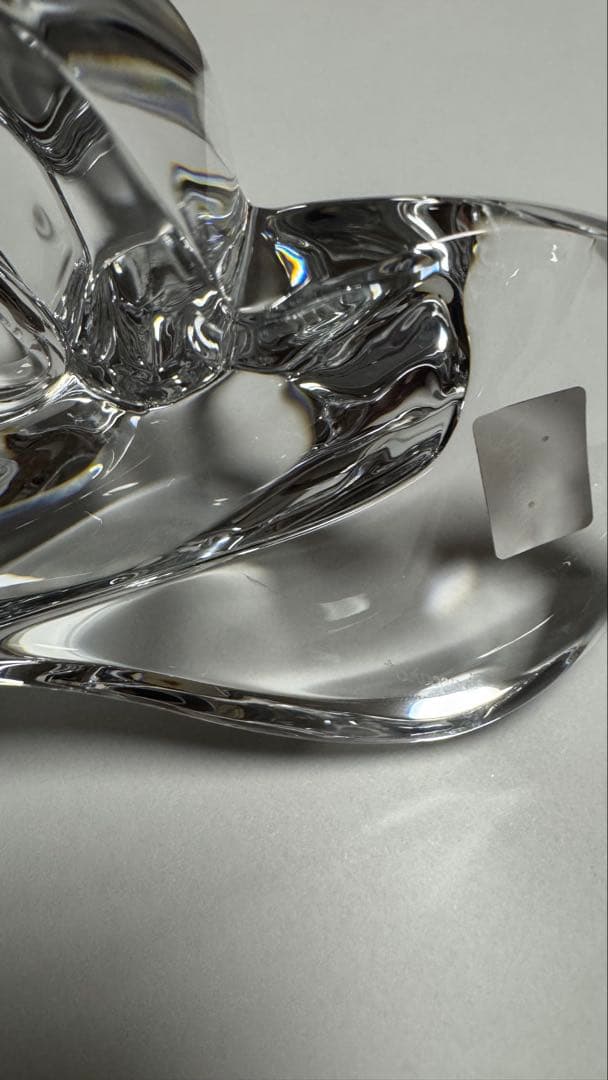 バカラ 干支フィギュリン 巳年 ヘビ クリスタルフィギュア 置物