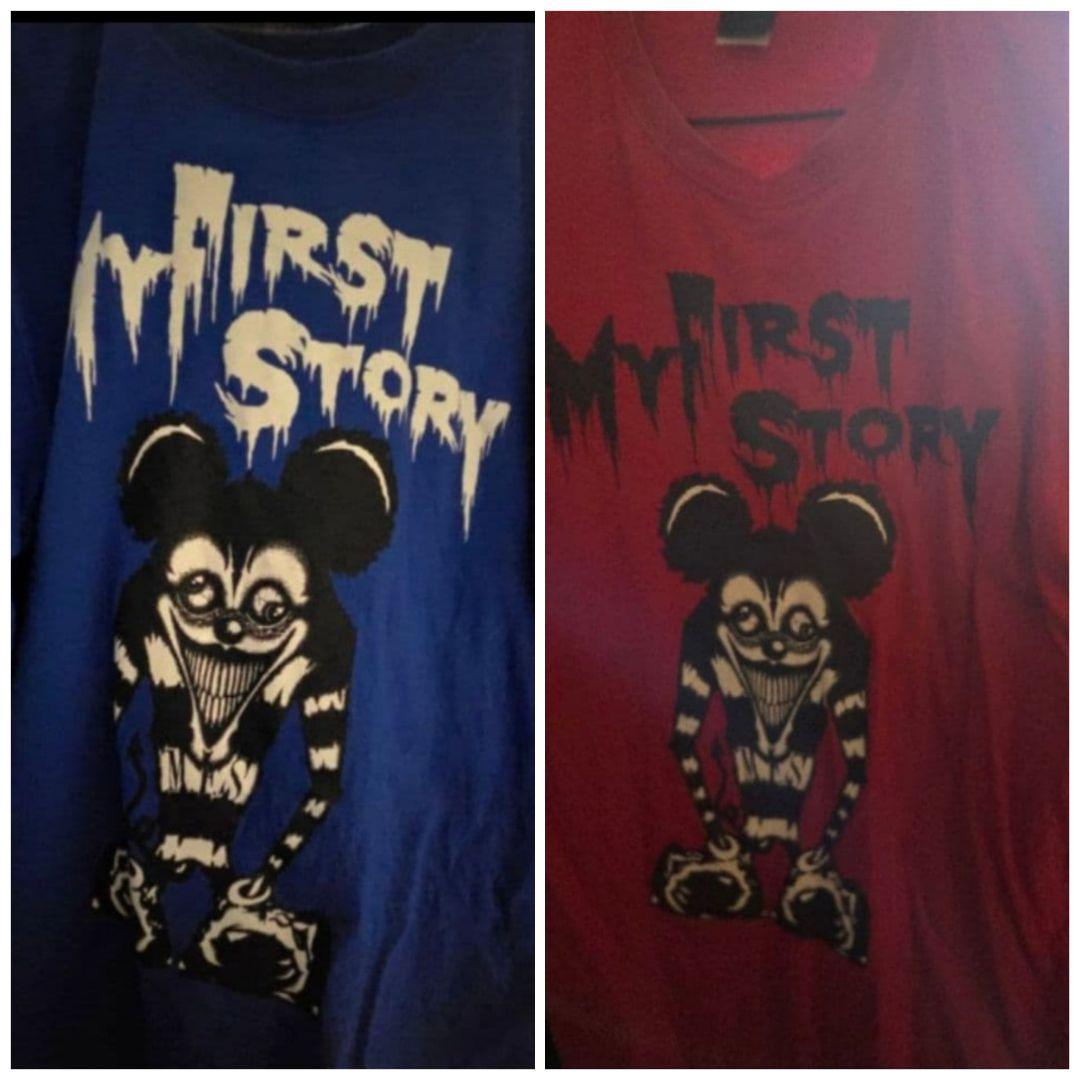 MY FIRST STORY マイファスくんTシャツ赤＆青 2枚セット