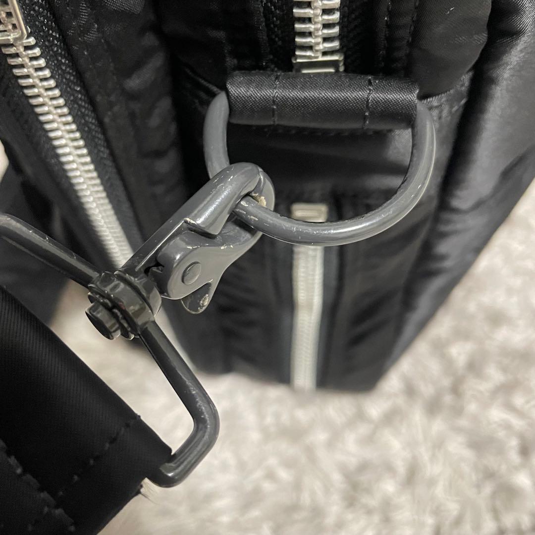 極美品　ポーター タンカー 2way 2層式 拡張可 ブリーフケース 黒 A4