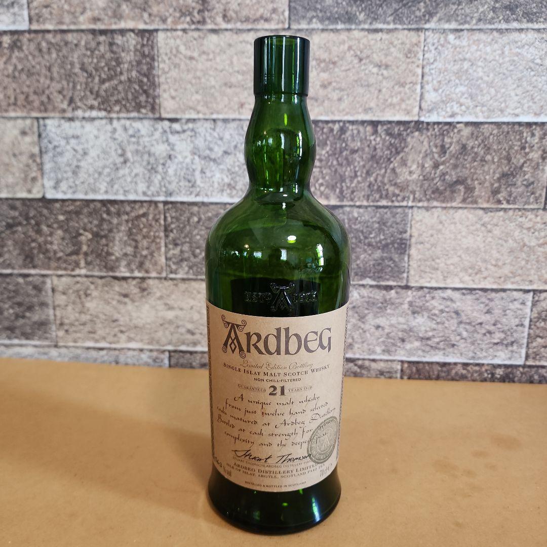アードベッグ 21年コミッティー 空き瓶 700ml 56.3度　激レア