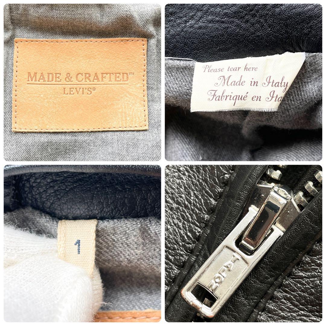 ジン LEVI'S メイドアンドクラフト レザー シングルライダース