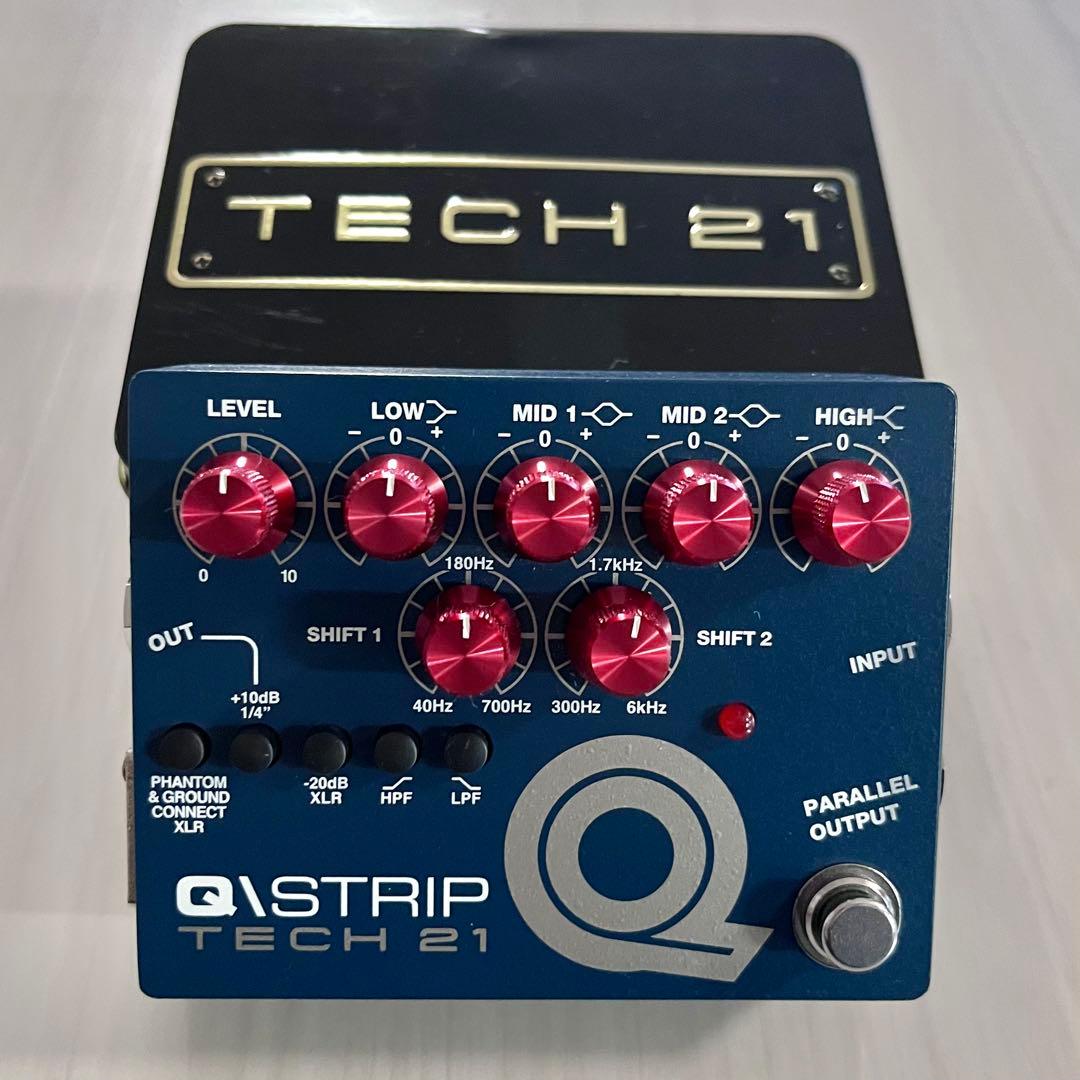 【美品】TECH21 Q\STRIP ベース/ギター用パラメトリックイコライザー