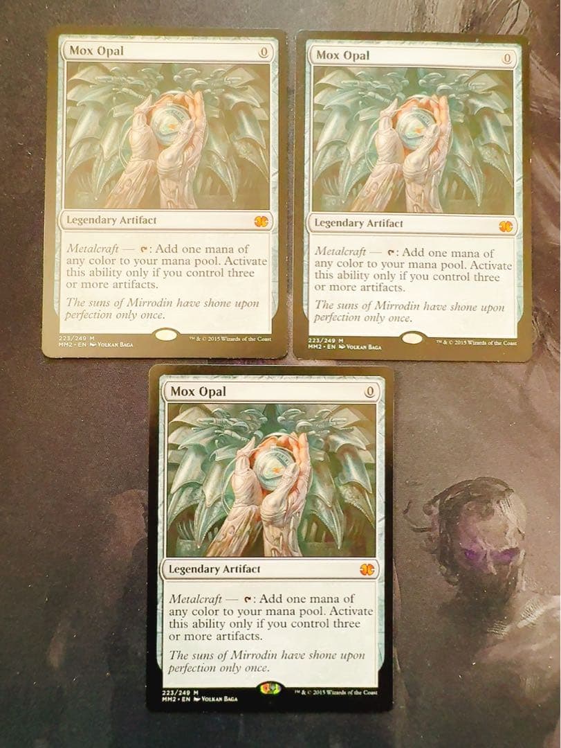 オパールのモックス　英語　3枚セット